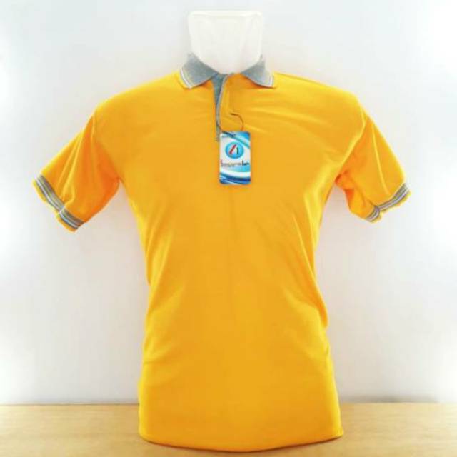  Kaos  Polo Kaos Kerah Kuning  Shopee Indonesia