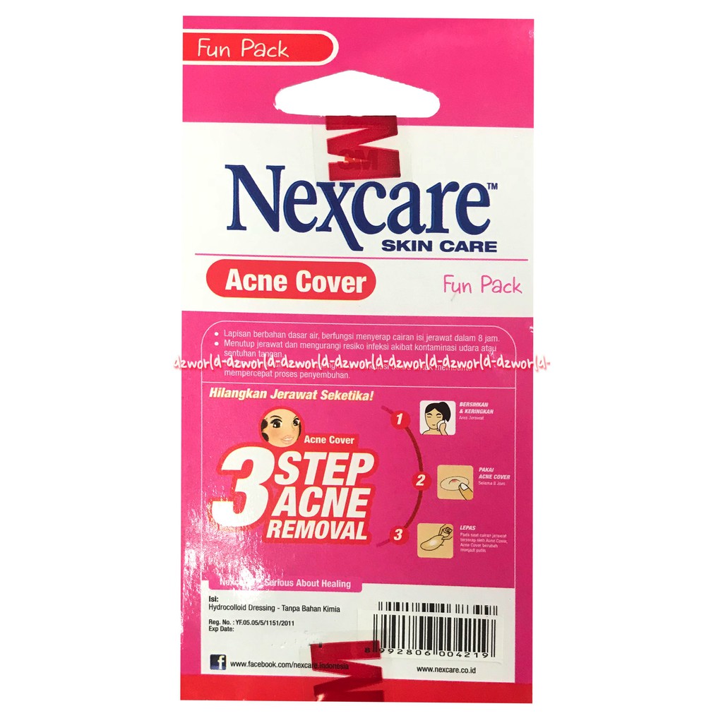 Nexcare Skin Care Acne Cover Fun Pack Pink Kuning Alat Menutup Jerawat Plester Nex Care Funpack 3M Nexcare