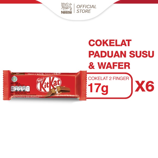 

NESTLE KITKAT Coklat Wafer 2F Original 17g