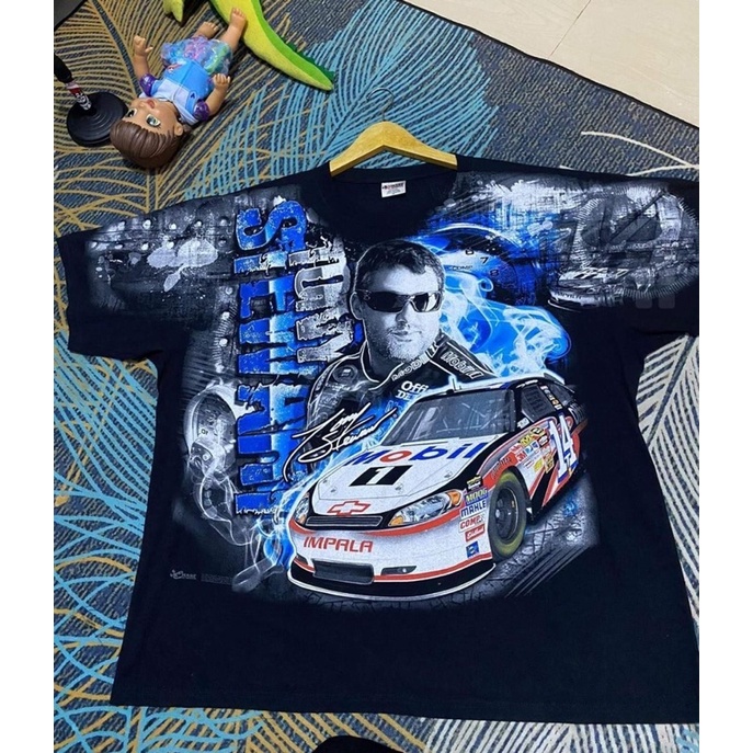 Kaos Nascar (biru-merah)