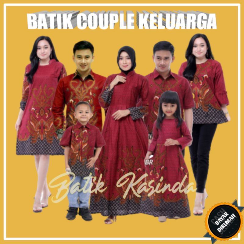 Agen Batik Couple Keluarga Set Paket Komplit Motif Terbaru Ruffle Ori Ndoro Jawi Terbaru 2021 Warna Merah QMmJBVguzJe8RE6