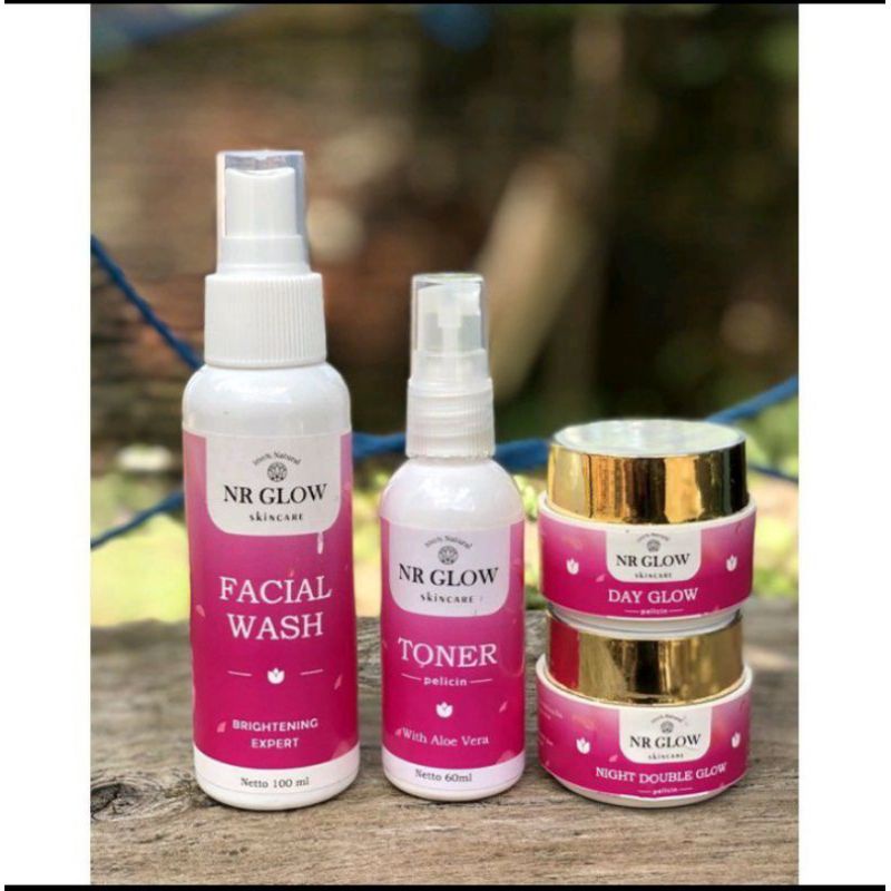 PAKET LENGKAP NR SKIN CARE BPOM CREAM PEMUTIH WAJAH GLOWING TERLARIS
