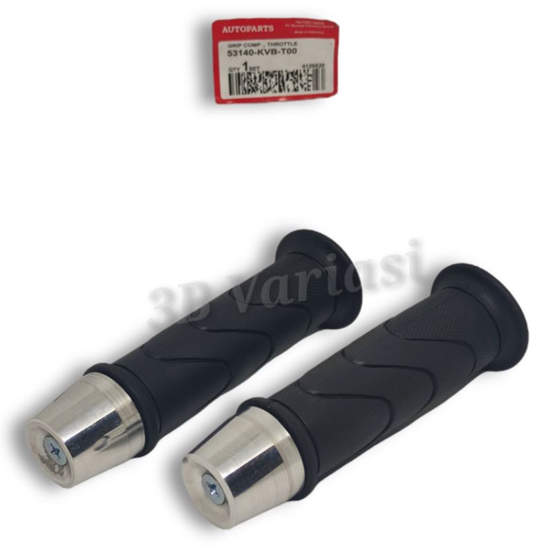 Handgrip Grip Honda Standar Original Plus Jalu Stir Model Honda Pcx Chrome