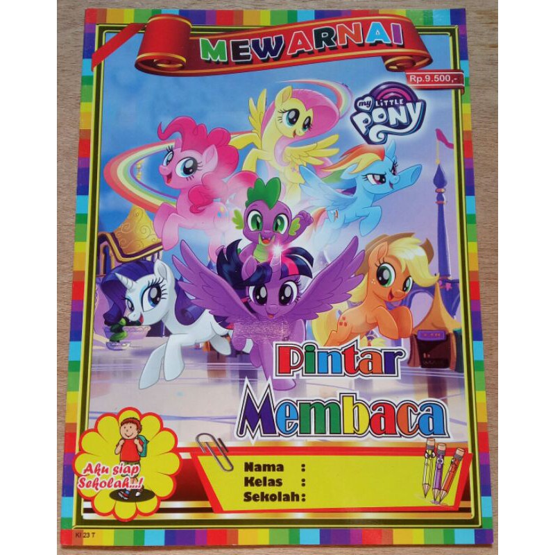 BUKU MEWARNAI ANAK LITTLE PONY