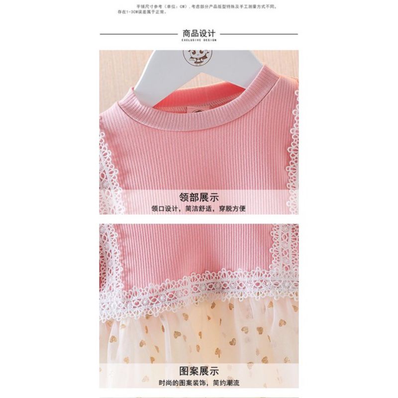 IMPORT Premium Dress Anak Bayi Perempuan Pesta Lucu 6 7 8 9 10 11 12 Bulan 1 2 3 Tahun-3