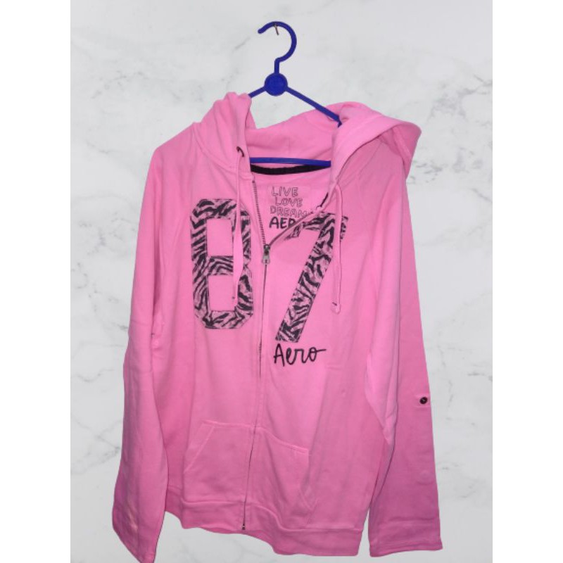 jaket aeropostale wanita warna pink