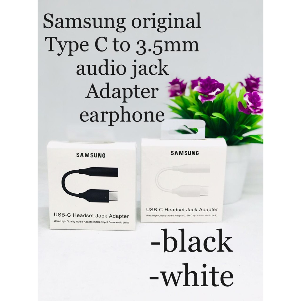 Kabel AUX Samsung Converter USB Type C to Audio 3.5mm Headset Jack Adapter USB-C TO AUX