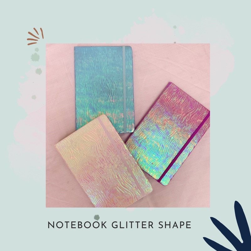 

Notebook Glitter Shape✨