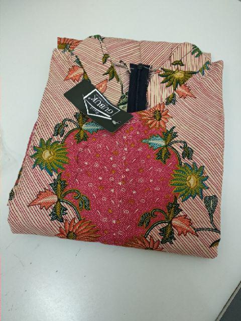 Atasan Batik Dolby Dolbi Dobby Doby Tenun Sutra Tulis Halus Katun Atbm Baron ,sarombit Atasan Seharg