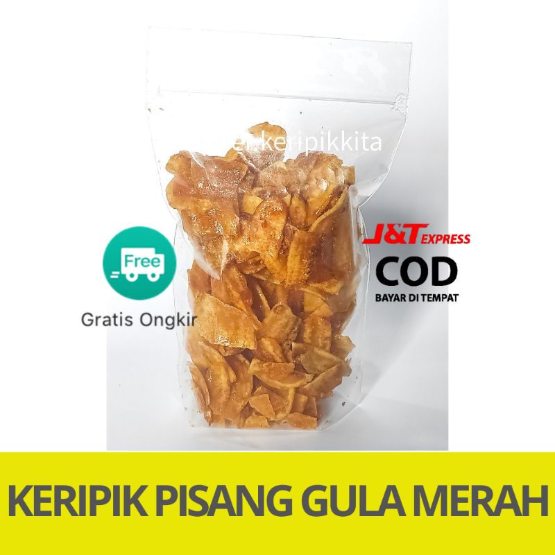 cemilan keripik pisang manis(gulam) | kripik pisang | jajanan | makanan ringan| banana chip kita