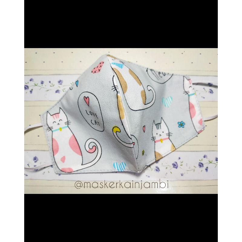 Masker Kain Katun 3 Lapis