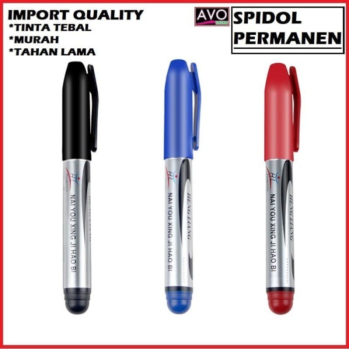 

spidol import permanen murah tebal best quality