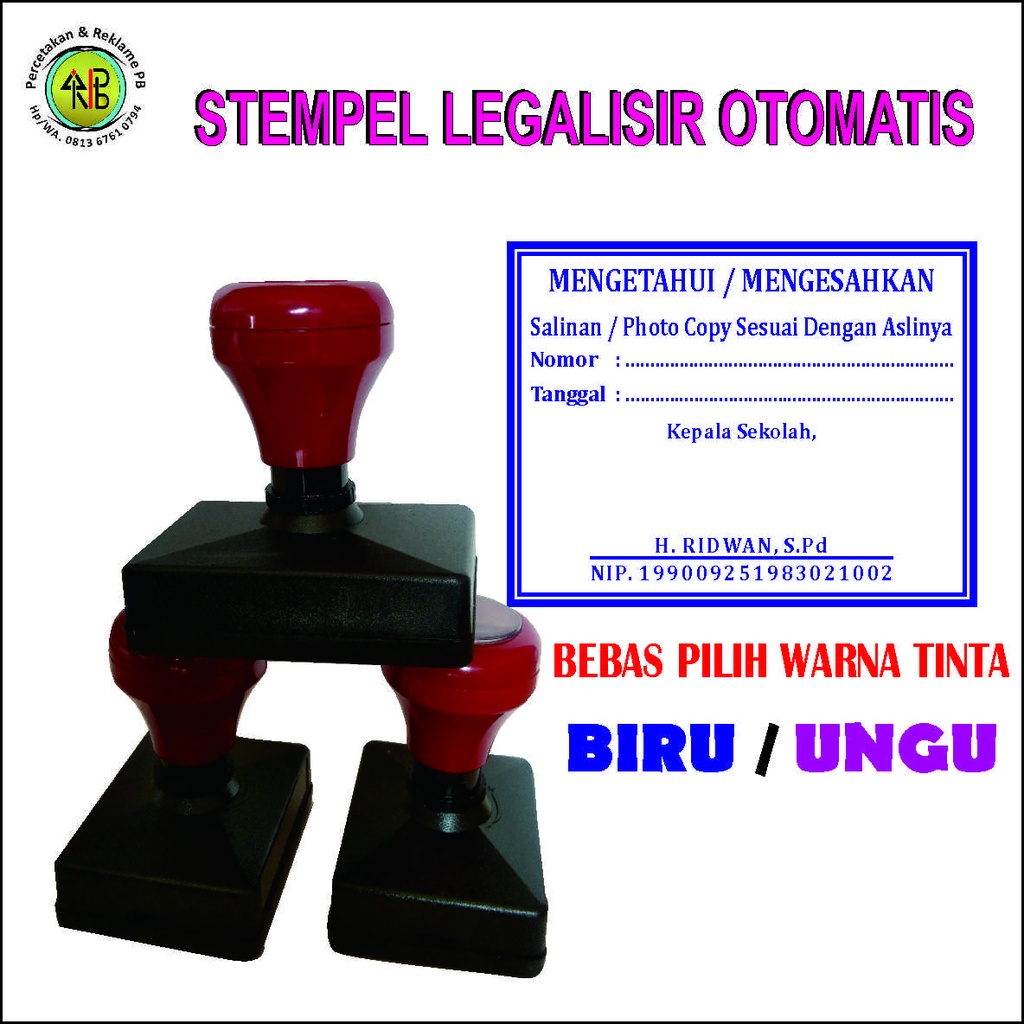 

CAP LEGALISIR / STEMPEL PENGESAHA / STEMPEL LEGALISIR / CAP IJAZAH