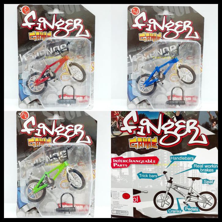 Finger Bike Bmx Mainan Diecast Sepeda Mirip Tech Deck