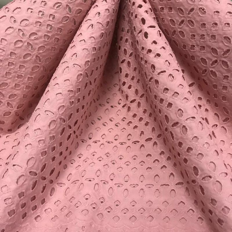 kain katun bordir premium  kawung