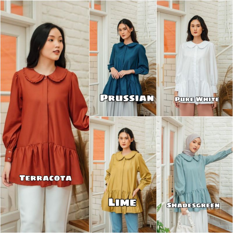 SE-KYUNG TOP, SE-RI TOP & ZASHY SHIRT BY GEULIS