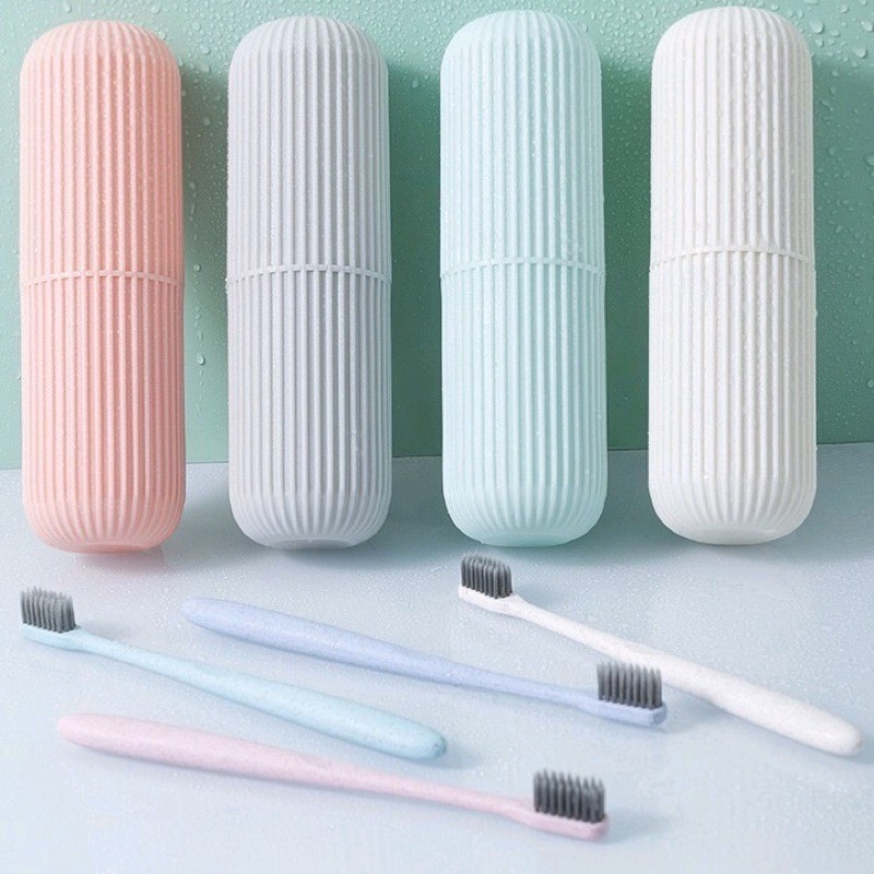 Tempat Sikat Gigi Odol Travel Box Portable BigToothbrush Case Pastel Kotak Sikat Gigi