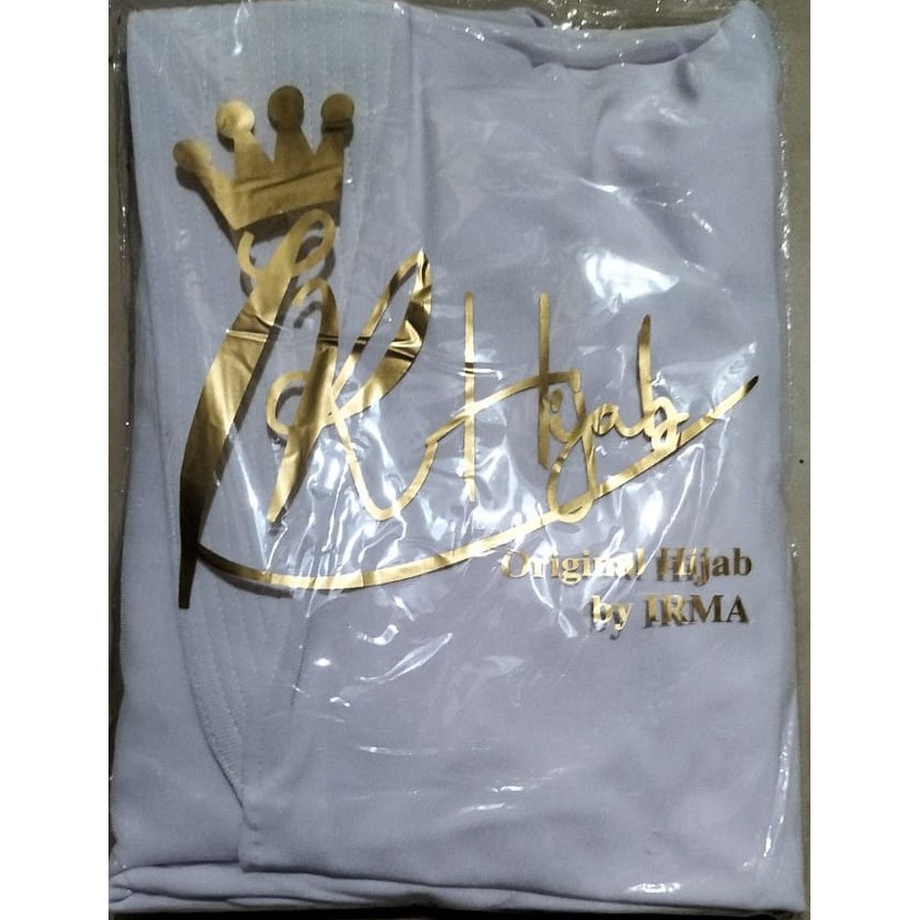 Jilbab INSTAN 2 LAYER MATT JERSEY SUPER BY IRMA-PUTIH