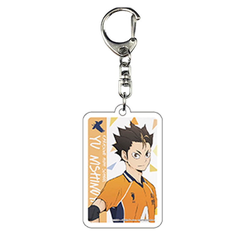 Anime Haikyuu!! Keychain Acrylic Key Ring Pendant Animation Peripherals