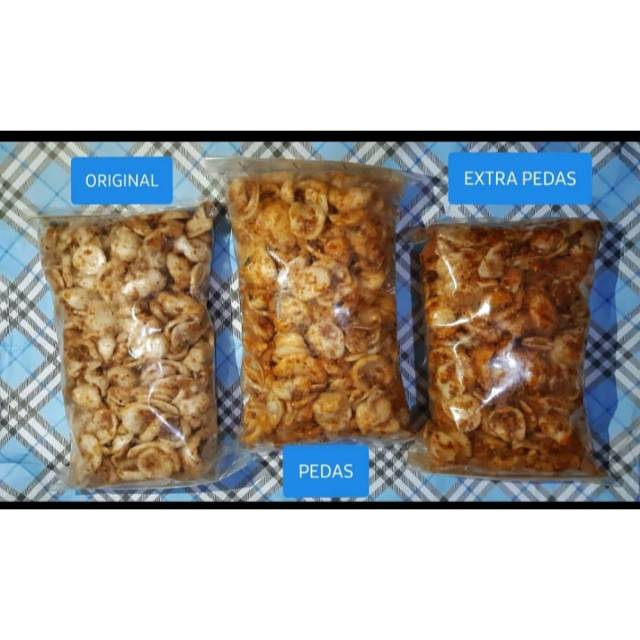 

Kerupuk seblak bumbu kacang
