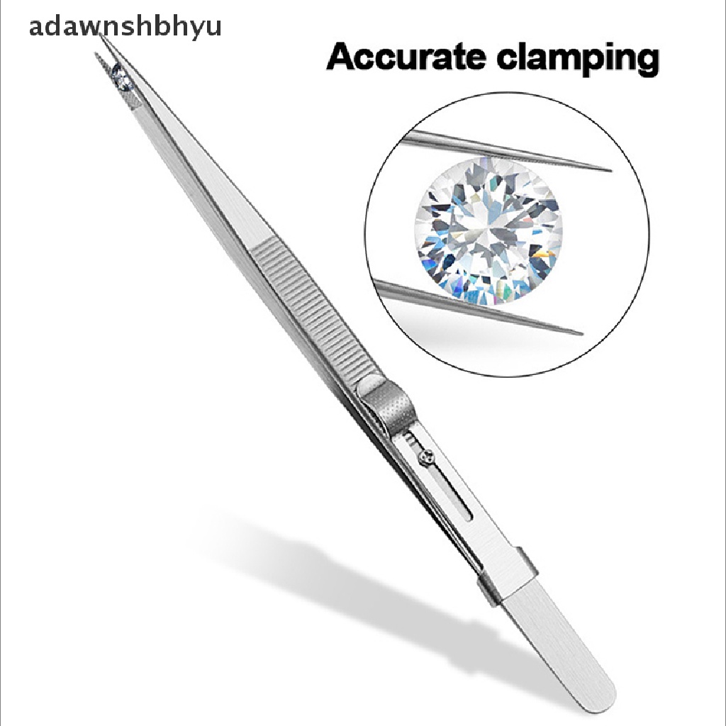 Adawnshbhyu Alat Membuat Perhiasan Pinset Alur Cekung Diamond Craft Tools Untuk Jeweler