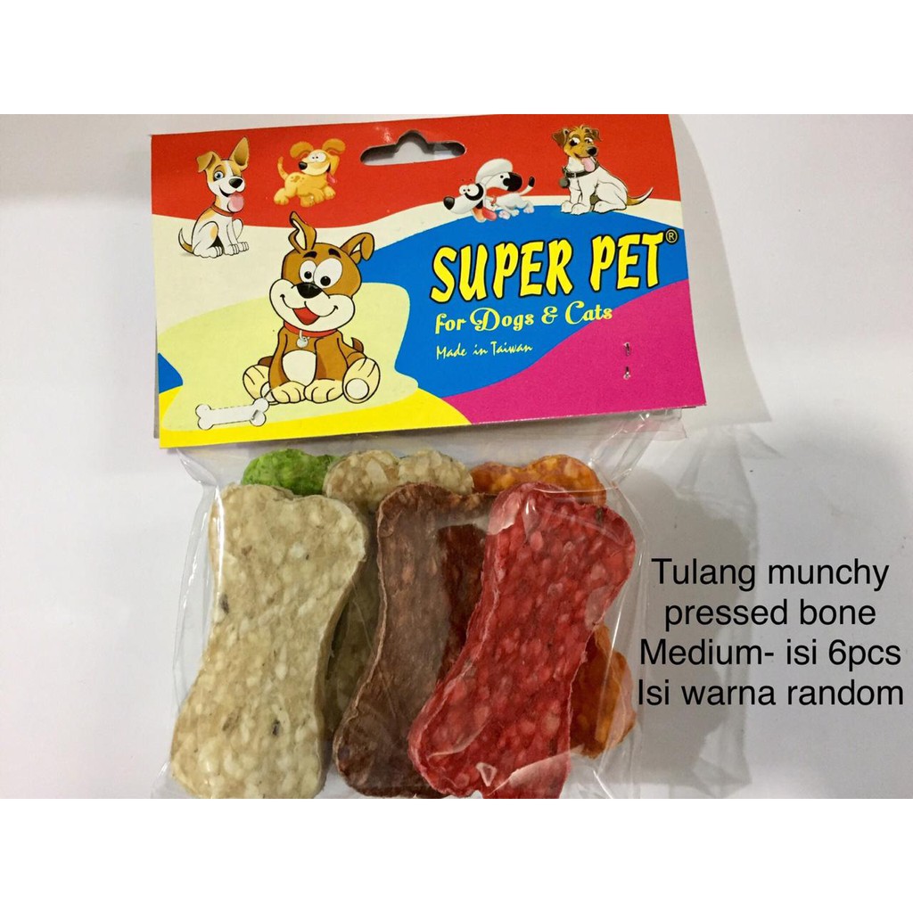 Tulang Munchy Pressed Bone Medium 6pcs