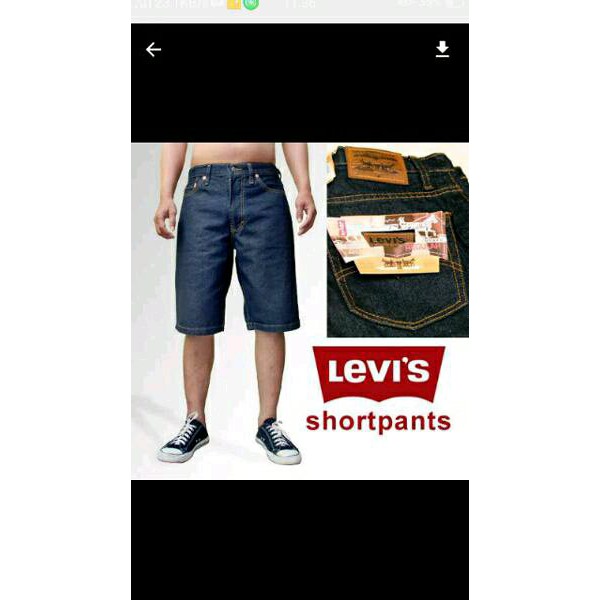 celana jeans pendek  Levis celana pria