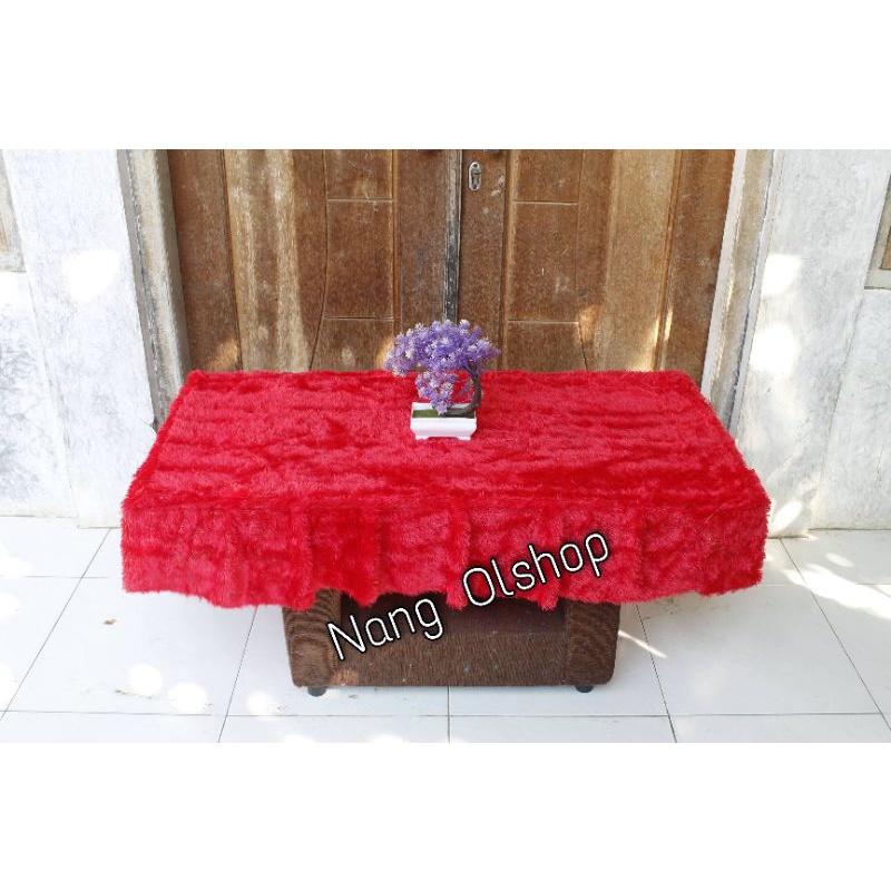 COD Taplak Meja Rumbai Murah Uk100x50x20 Bulu Rasfur / Taplak Rumbai Murah Kualitas Grade A Bisa Cod / Taplak Meja Rumbai Model Terbaru