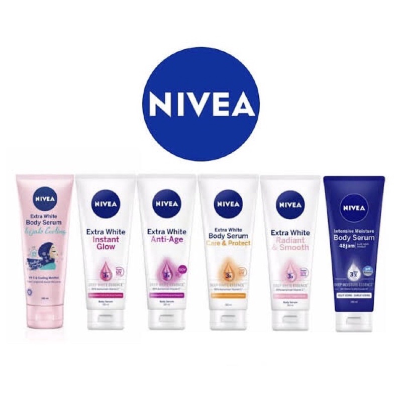 NIVEA EXTRA WHITE BODY SERUM 180ML 100% ORIGINAL / NIVEA LOTION / NIVEA HANDBODY