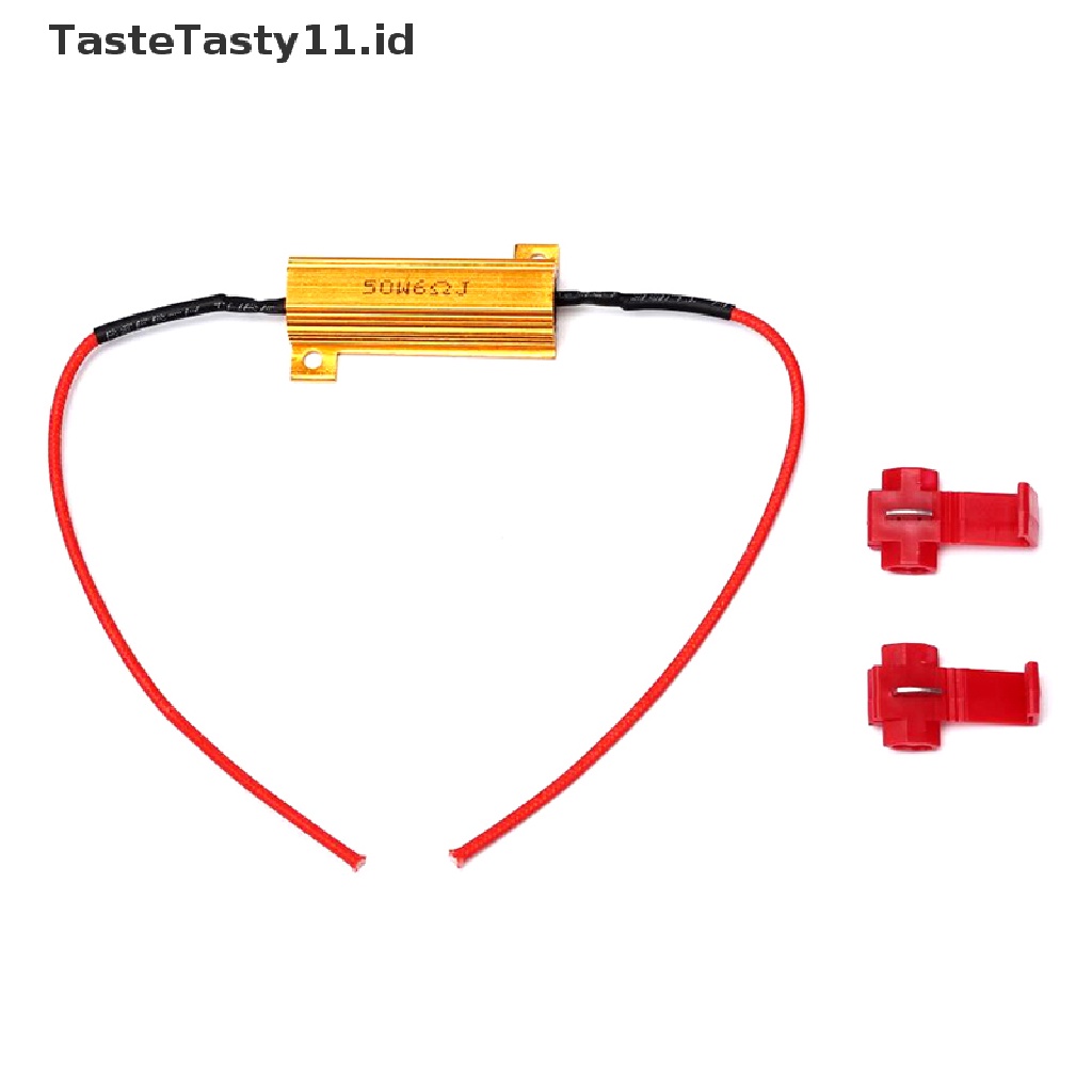 (TasteTasty) 4pcs Resistor Beban 50W 6 ohm Untuk Lampu Sein LED Hyper Flash