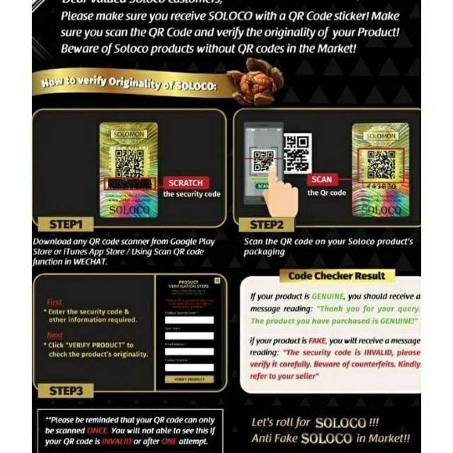 

Terbukti Mujarab Soloco Original#100% barang asli