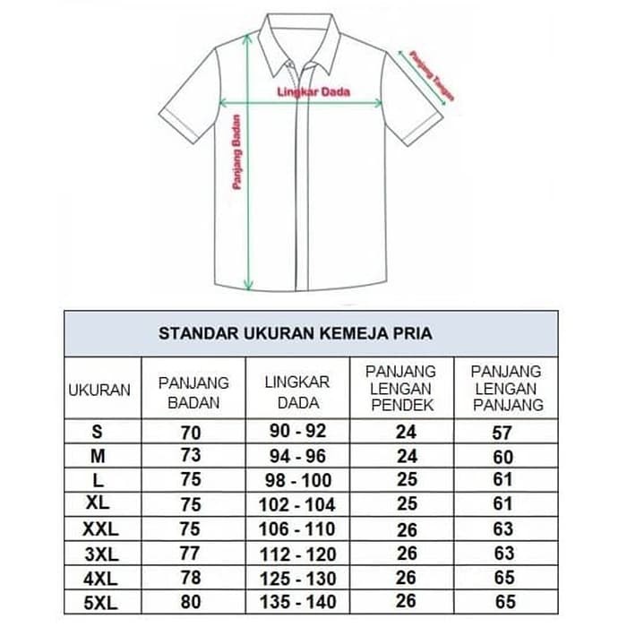 Kemeja Alisan Polos Putih Lengan Panjang 14 32