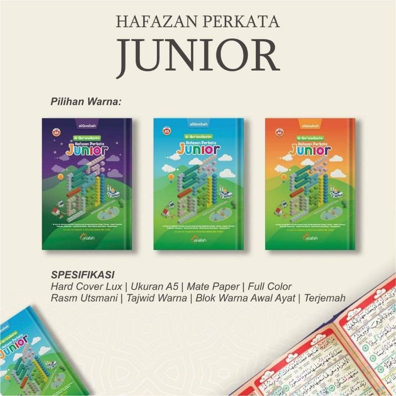 Alquran Hafazan perkata junior