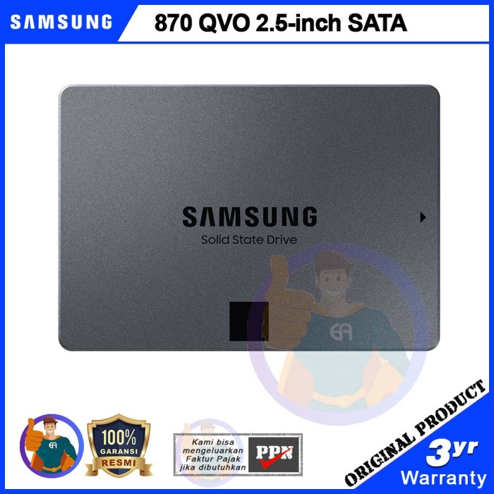 SSD SAMSUNG 870 QVO 1TB SATA III 2.5 INCH