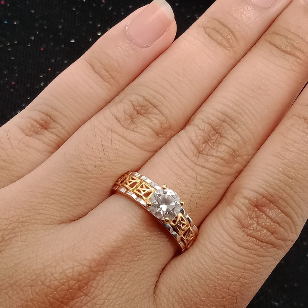 Cincin Emas 17K - 2.4 gr Kadar 750 - 14