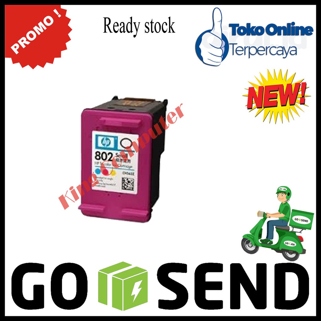 TINTA HP 802 COLOUR