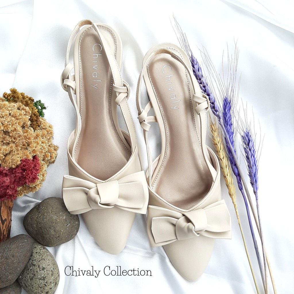 New Arrival Chivaly Collection - Cllara /Sendal Wanita/Heels 5cm-3
