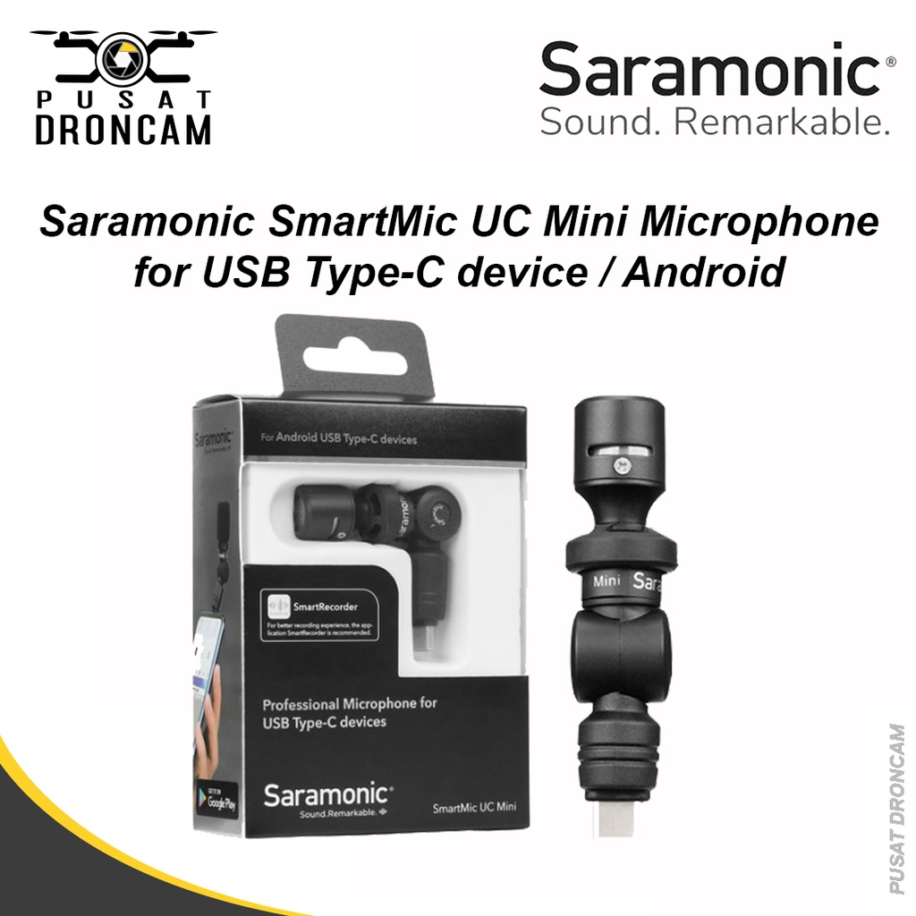 Saramonic SmartMic UC Mini Microphone for USB Type-C - Android