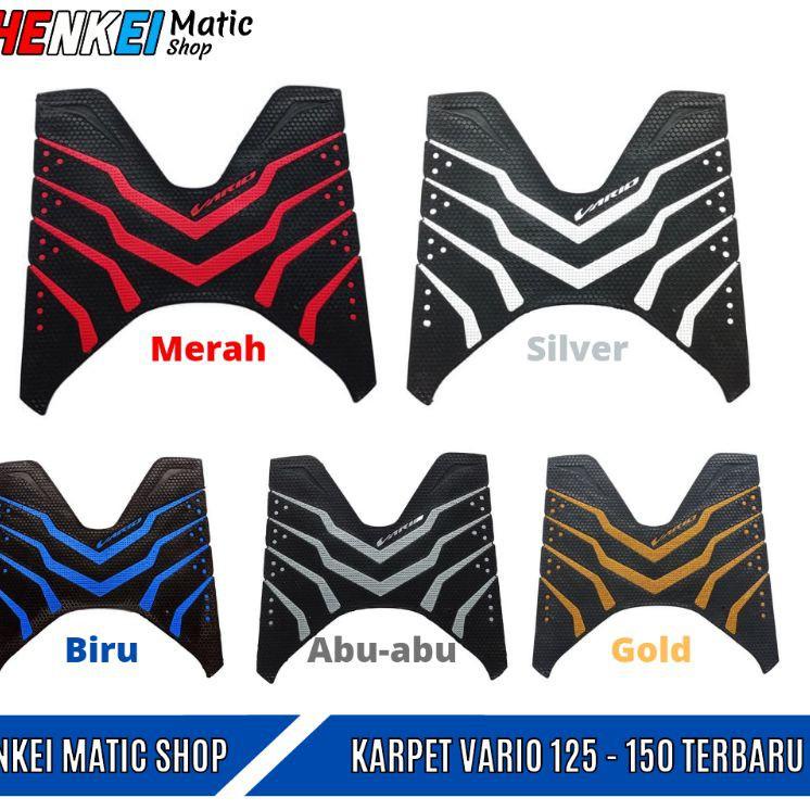 {CML.16Sp21ᴷ} Alas Kaki Vario 150 125 - 150 NewTahun 2018 - 2021 Monster Karpet Keset Motor Vario