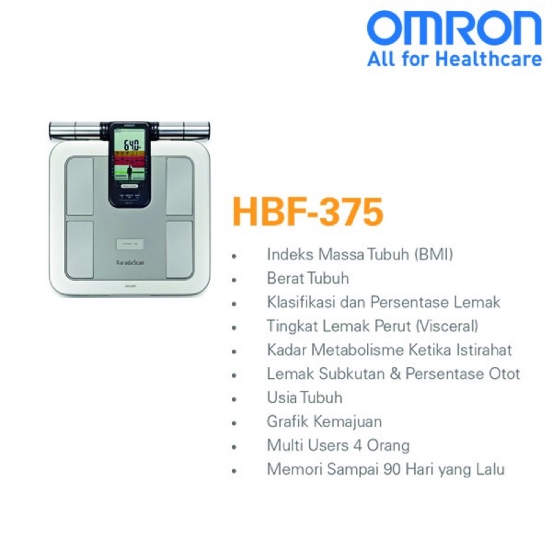 OMRON HBF 375 / KARADA SCAN OMRON HBF 375