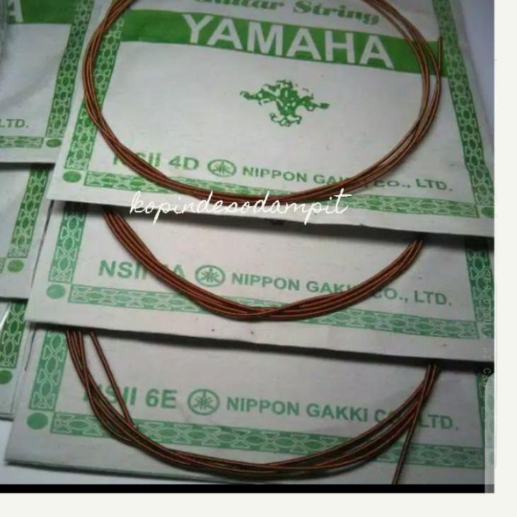 RESTOK GAN SENAR NILON GITAR 1 SET 6 PCS / SENAR YAMAHA / GITAR AKUSTIK zkgu285