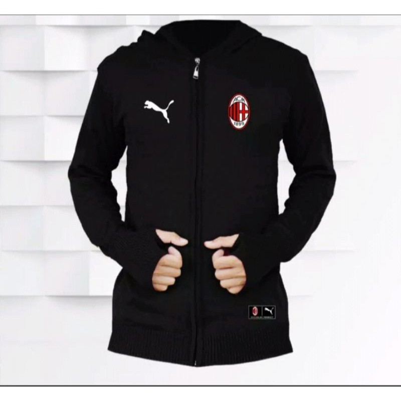 JAKET RAJUT  AC MILAN