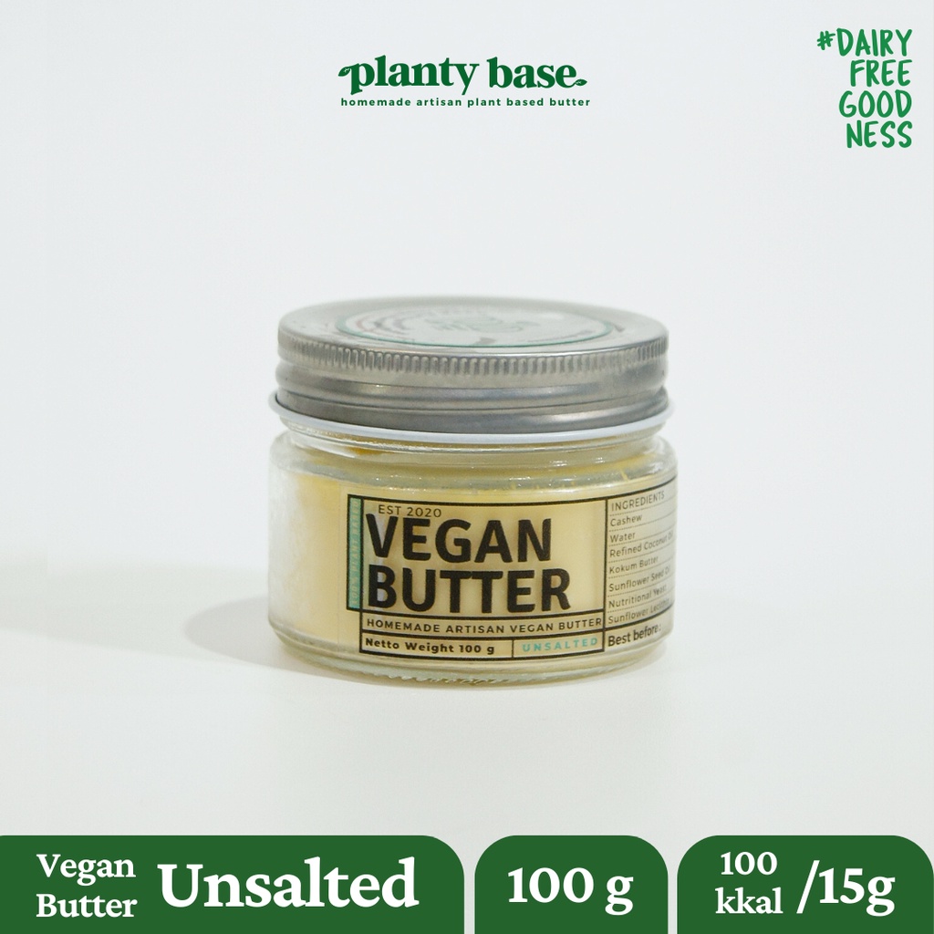 

Planty Base Vegan Unsalted Butter Jar 100gr
