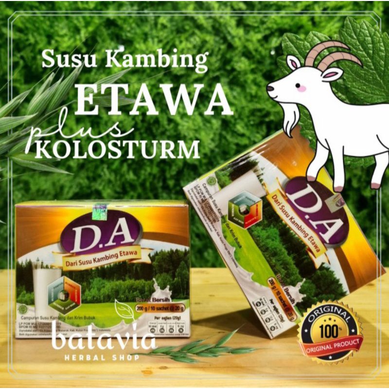 

Susu Kambing DA Etawa Kolostrum D.A 10 Sachet