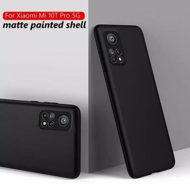 Xiaomi Mi11 / Mi10T / Mi10T Pro Softcase Premium Matte Cover Silikon Soft Case Black