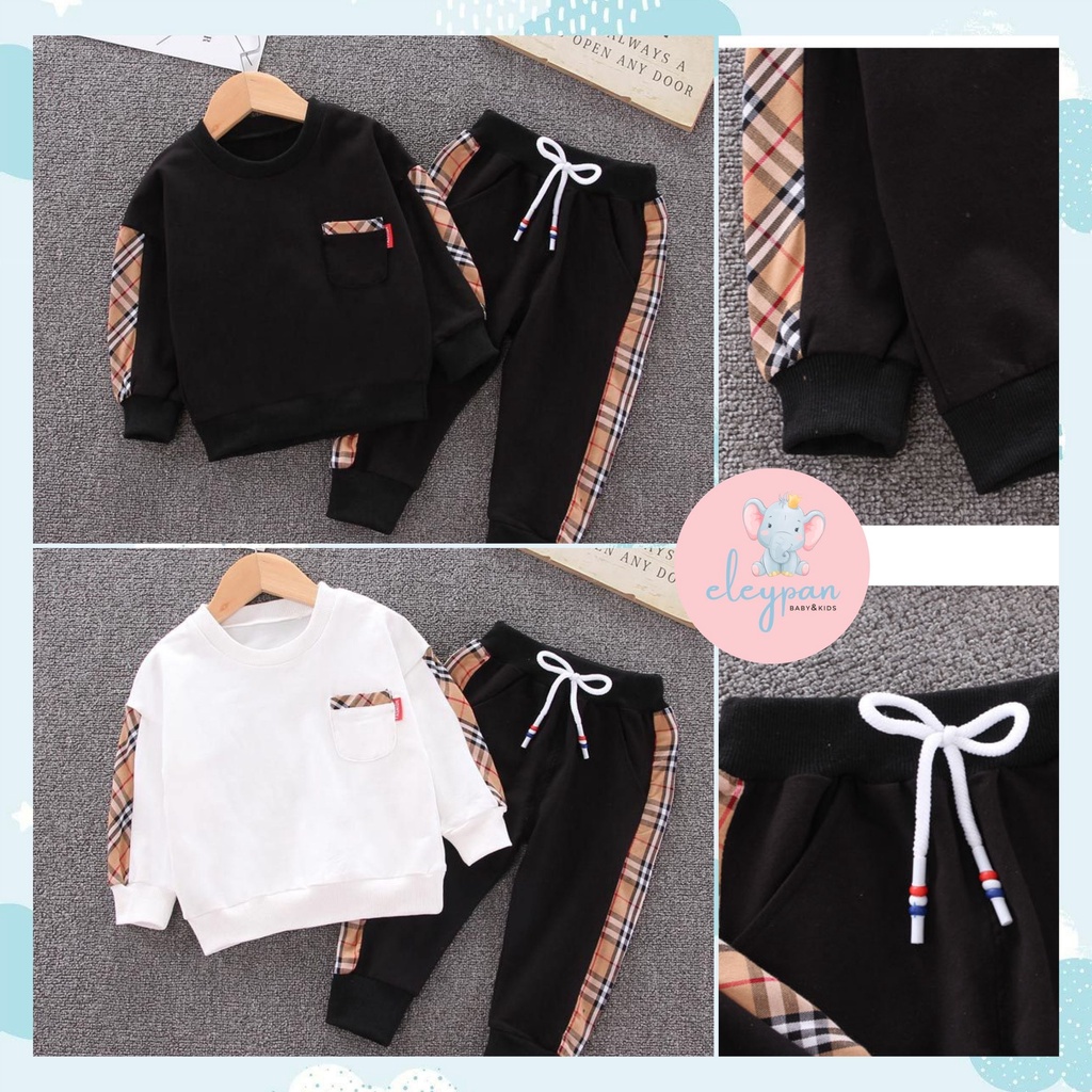 Setelan Sweater Anak Laki Laki dan Perempuan Import Kids Sweatshirt