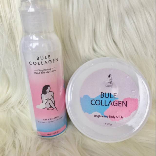 blue collagen body scrub