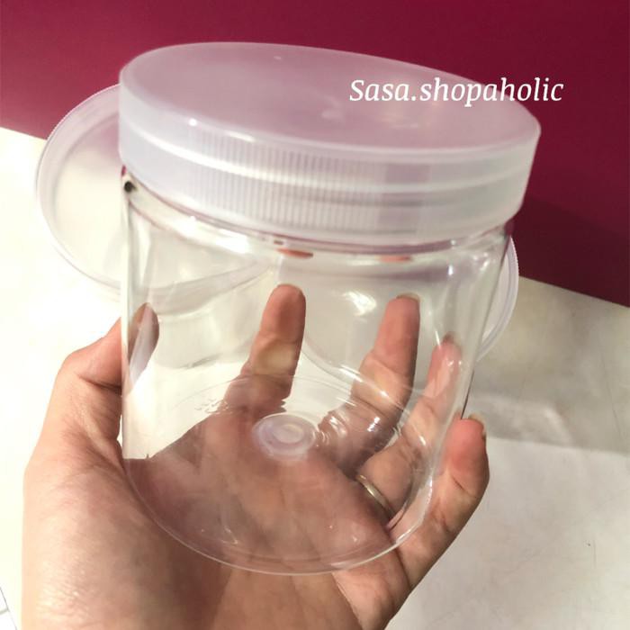 Toples Plastik 500Ml / Jar Pet 500Ml / Premium Tebal - Natural