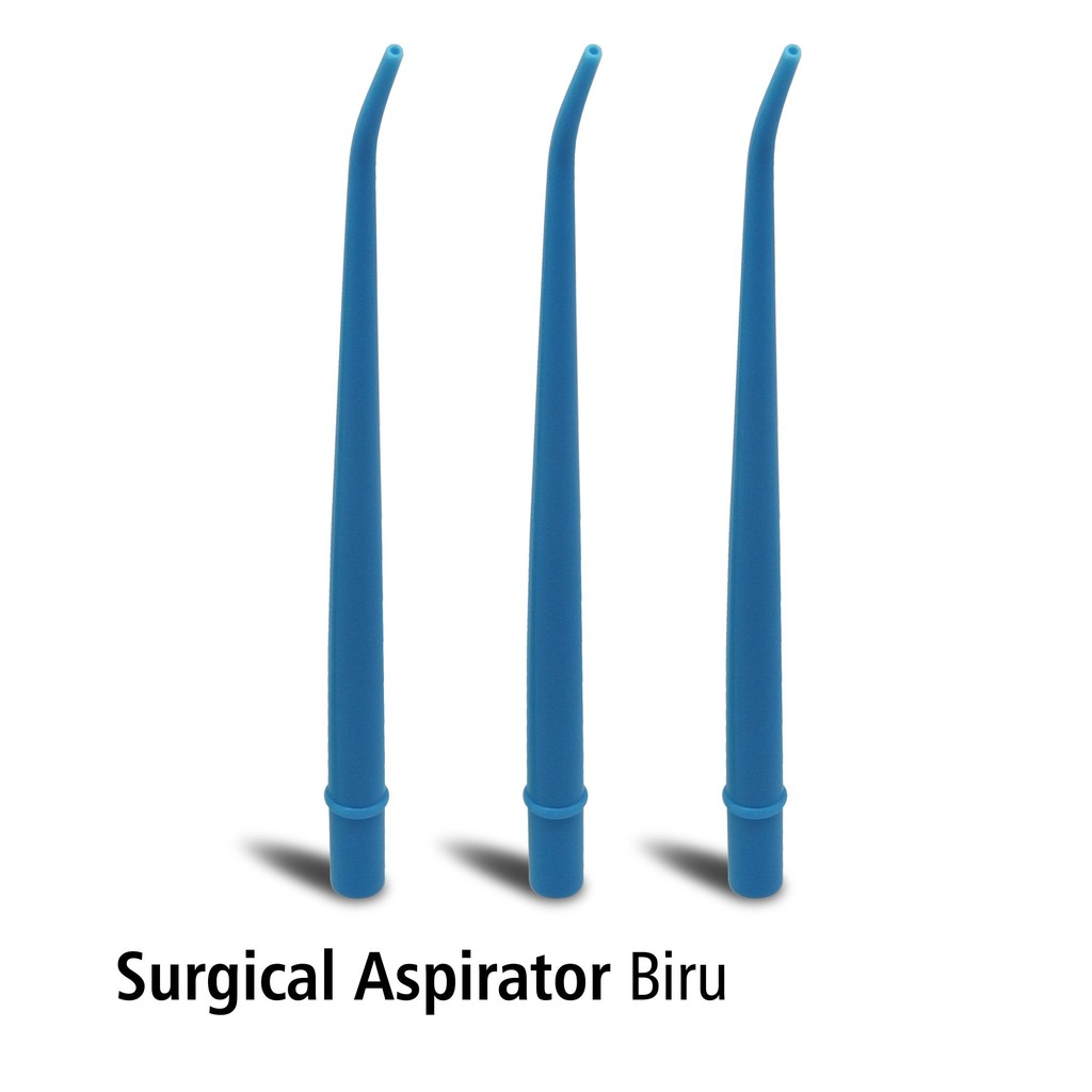 Surgical Aspirator Tip Dental Biru