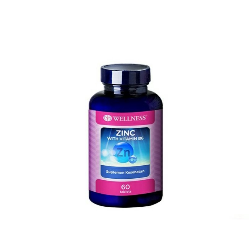 Wellness Zinc with Vitamin B6 60's